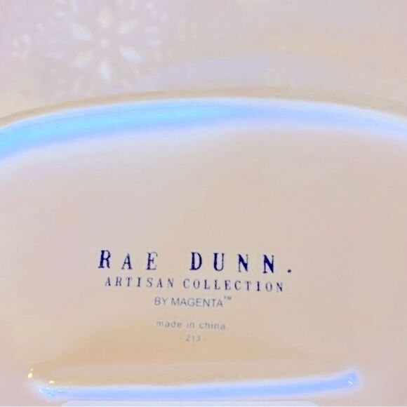 Rae Dunn Namaste Oval Trinket/Planter Bowl not for cooking formerly candle bowl - Picture 4 of 5